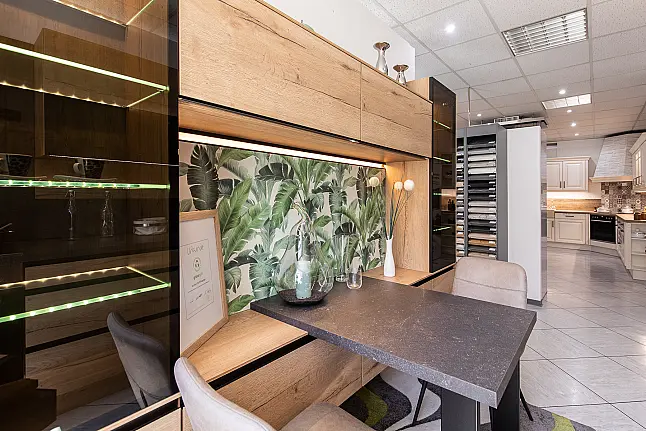 moderne Küche in Holz-Optik (Nr.12)