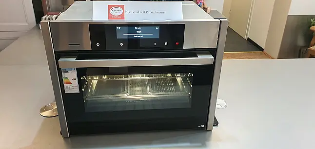 N 90 Kompakt-Dampfbackofen 60 x 45 cm Edelstahl FullSteam mit HomeConnect
