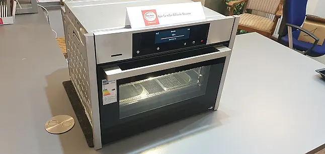 N 90 Kompakt-Dampfbackofen 60 x 45 cm Edelstahl FullSteam mit HomeConnect