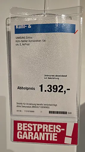 Samsung BRB3G715EWW Kühl-Gefrier-Kombi 1131018000 AUS-FG