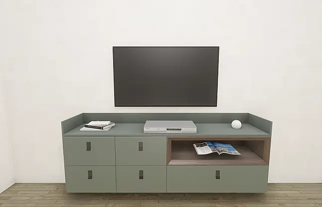 NAGELNEU Hängende TV Board  Easytouch mit Antifingerprint