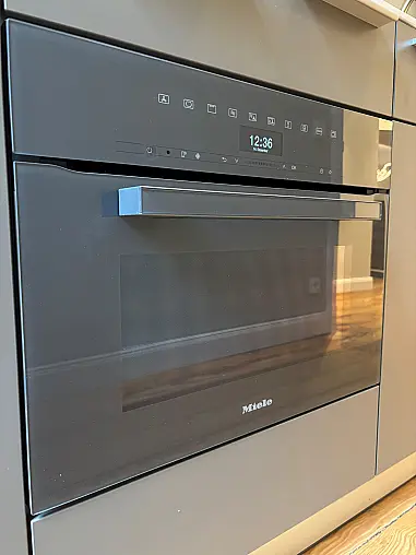 Kompakt-Backofen mit Mikrowelle - graphitgrau