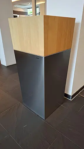 aus Weißbuche Stirnholz mit geschlossenem Edelstahl