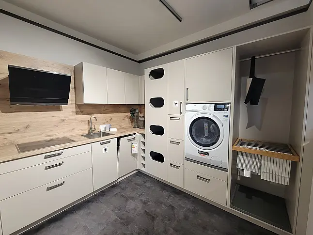 Hauswirtschaftsraum Nova K210 sandgrau