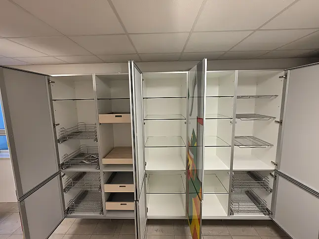 Hochschrankblock Modern mit Designglasfront