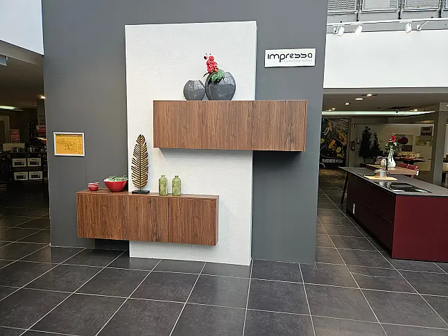 Design Küche Burgund Mattlack