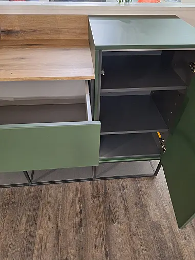 Schüller Highboard Frame Rack waldgrün
