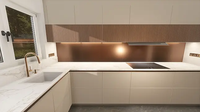 Design mit Haltung – Ballerina Einbauküche BlackLine in perfekter Materialharmonie