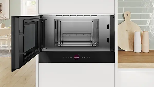 Serie 8, Einbau-Mikrowelle, Schwarz