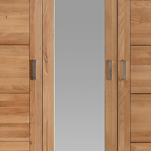 DREHTÜRENSCHRANK KERNBUCHE TEILMASSIV