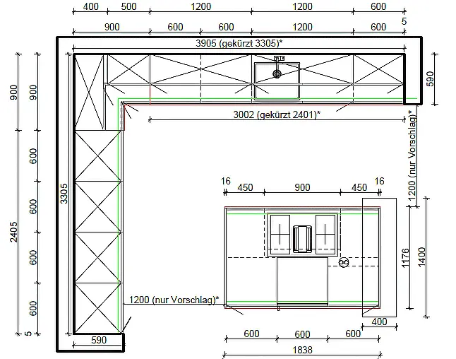 TOP GERÄTEAUSSTATTUNG! Pyrolyse-Backofen mit Kerntemperatursensor, Kombidampfgarer, Kaffeevollautomat, Wärmeschublade, berbel permalyt-Muldenlüfter mit Induktion, Kühlschrank mit Frische-Schubladen &amp; NoFrost-Gefrierer, 2-Zonen-Weinklimaschrank!