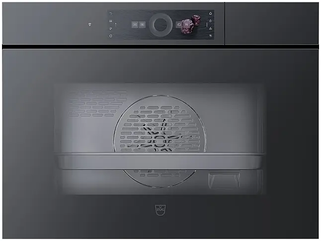 CombiSteamer V6000 45 Spiegelglas Schwarz