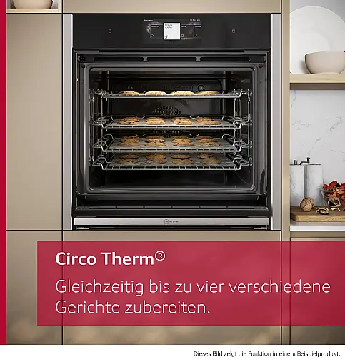 Neff Einbau-Backofen mit Dampfunterstützung B69VY7MY0 60x60cm