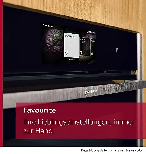 Neff Einbau-Backofen mit Dampfunterstützung B69VY7MY0 60x60cm
