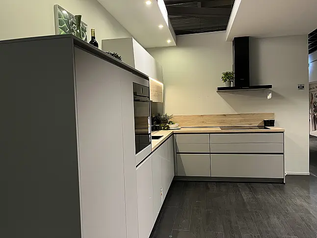 Steingrau matt/ Eiche San Remo Nachbildung