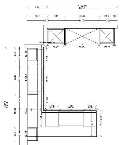 Moderne Design-Küche Mondo Ferna in Lack Steingrau matt mit Nussbaum NB