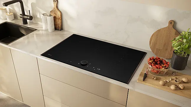Neff Collection T68TVDMATT Matt Black Design 80 cm aufliegend TwistPad Flex Design deep black
