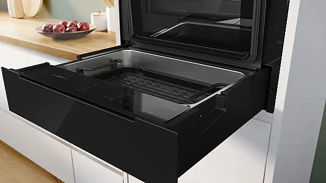 Serie 8 Dampfschublade 59 x 14 cm Schwarz BDC9111B0