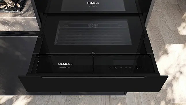 iQ700 Dampfschublade 59 x 14 cm Schwarz, Edelstahl BD911C1B0
