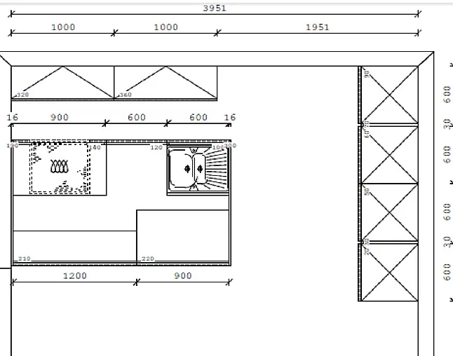 Küche Weiss SoftMatt, Komposit Arbeitsplatte mit Elektrogeräten - Thumbnail 3