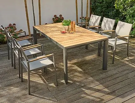 Silva Gartentisch | Teakholz FSC® 100 % natur