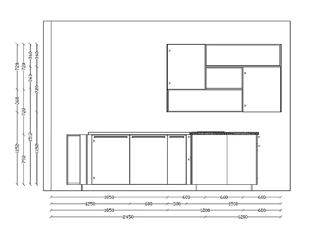 Exklusive Messeküche - Lack-Front - Philips Hue LED-Beleuchtungen - Sign Emotion Relingsystem - XL Schränke