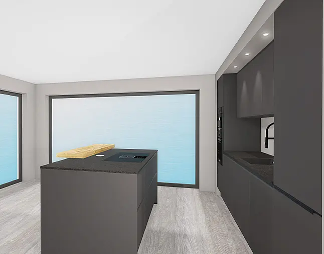 TOP-Geräteausstattung: MIELE Backofen mit Dampfgarer, Einbau-Kaffeeautomat &amp; XXL-Geschirrspüler! Kühlzentrum mit Multi-Switch: unten Kühlen oder Gefrieren möglich! berbel Muldenlüfter mit Induktionskochfeld und Permalytfilter! 2-Zonen-Weinklimaschrank!