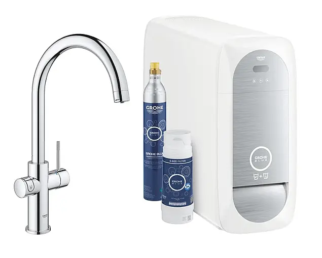 Blue Home Starterkit, C-Auslauf, Chrom