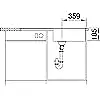 Keramikspüle für flächenbündigen Einbau