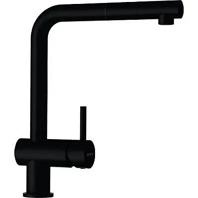 Schock EPOS 540127 Puro Küchenarmatur schwarz Hochdruck mit Schlauchbrause