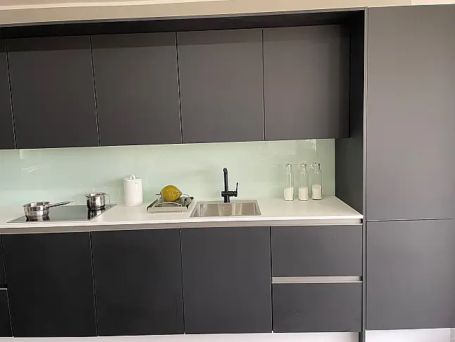 SieMatic SLC smartlack schwarz  softmatt Grifflos