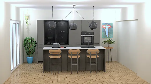 Inselküche - Design trifft auf Gemütlichkeit