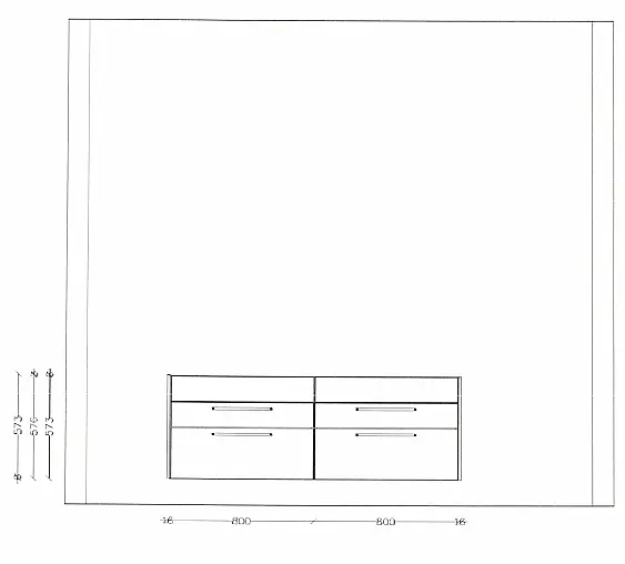 Exklusives Badezimmer mit Doppel-Waschtisch - LED-Spiegel - LED-beleuchteter Vitrinenschrank