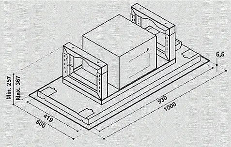 Deckenlüfter Dunsthaube