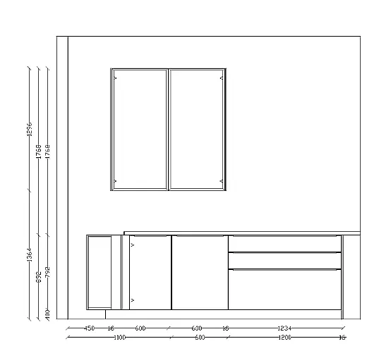 Einzigartige Messeküche / Küchen-Wohnzimmer-Kombination - Lackfront - XL-Schränke - Glas-Hängeschränke- viel LED-Beleuchtung