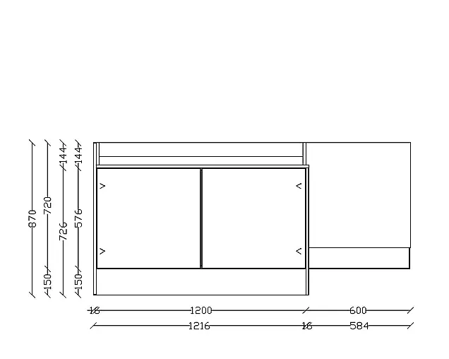 Exklusive Messeküche - matte Lackfronten - tolle Inselplanung - Sitzgelegenheit mit zwei Tresenhockern