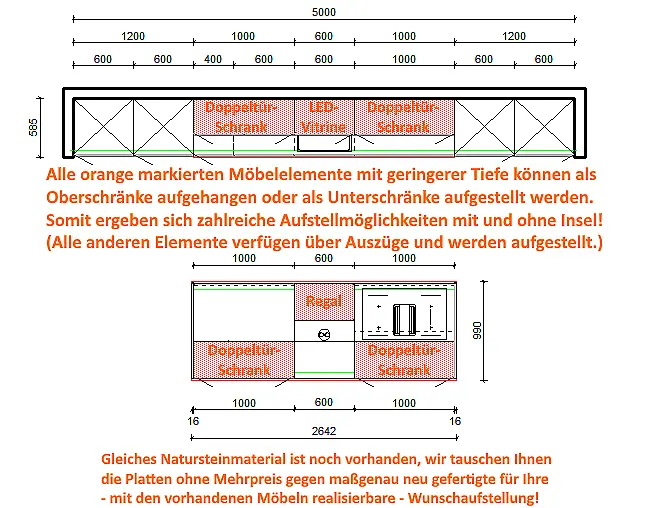 AUCH DIE GERÄTEAUSSTATTUNG IST TRAUMHAFT: Top Kombidampfbackofen, Einbau-Kaffeeautomat, Wärmeschublade, NoFrost-Gefrierer, 2-Zonen-Weinkühler, berbel Performance-Muldenlüfter mit permalyt-Filter. FLEXIBEL AUFSTELLBAR! Upgrade Blanco-Wassersystem möglich!