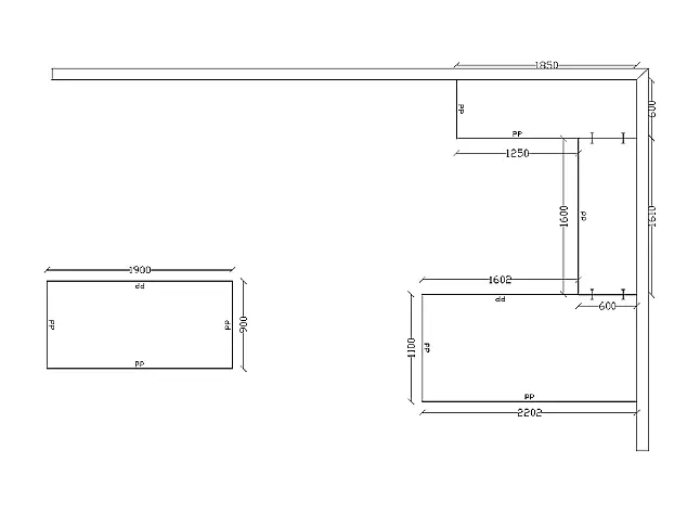 Exklusive Messeküche - Lack-Front - Philips Hue LED-Beleuchtungen - Sign Emotion Relingsystem - XL Schränke