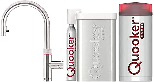 Quooker FLEX COMBI+ &amp; CUBE Voll-Edelstahl (für Selbstabholer)