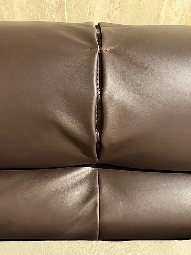 Lederbett inkl. Lattenrost und 7-Zonen-Taschenfederkern-Matratze