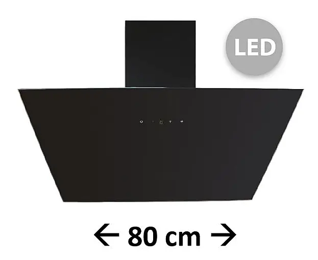 Laurus LHDA 80 BS *B* Kopffreihaube - 80 cm schwarz