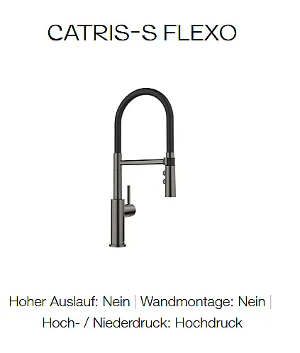Modell CATRIS-S FLEXO in dar steel