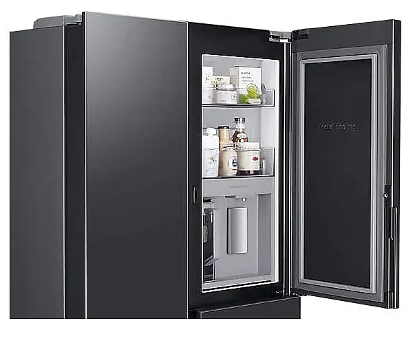Samsung Side-by-Side RH69B8021B1 | 645 L | Dual Ice Maker | Black Steel