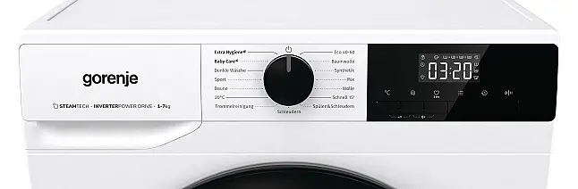 Gorenje Waschmaschine W2NHPI74SCPS 7 kg, 1400 U/min, Dampf, AquaStop