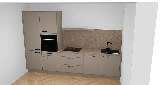 Moderne Küchenzeile inkl. Miele Geräte