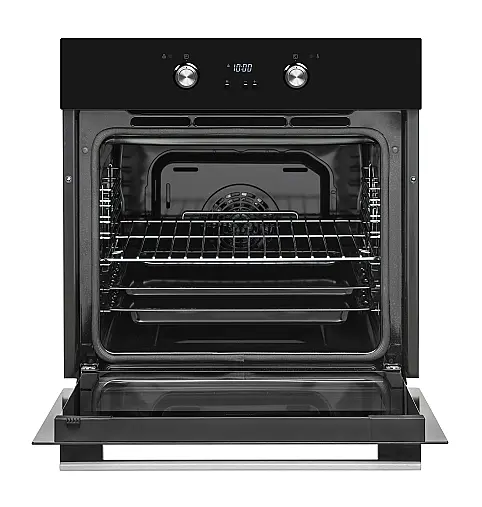 Sharp Einbau-Backofen K-61D27BM1-FR Pyrolyse 72 L schwarz A