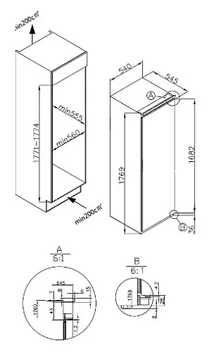 Haier Einbau-Gefrierschrank HATO 174 DE | NoFrost | 200 L | Kl. E