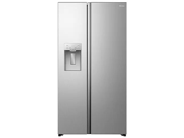 Hisense Side-by-Side RS5P528STIE Total NoFrost, 528 L, Edelstahl