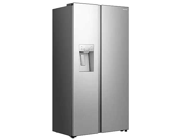 Hisense Side-by-Side RS5P528STIE Total NoFrost, 528 L, Edelstahl