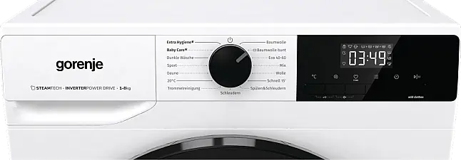 Gorenje Waschmaschine WNHAI84APS/DE 8 kg, Kl. A, Dampf, Inverter